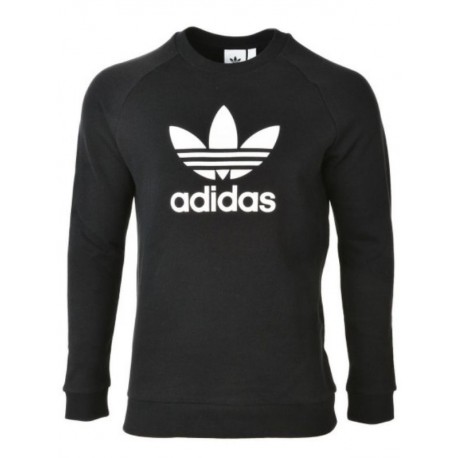 BLUZA męska ADIDAS TREFOIL CREW CW1235 czarna