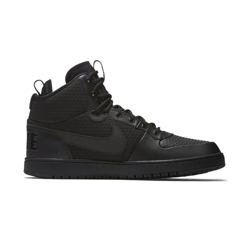 Buty Zimowe Nike Court Borough Mid Winter 0547 700 Czarne Ocieplane