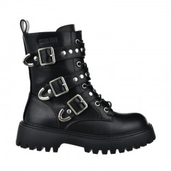 BUTY botki damskie BIG STAR czarne OO274707 wysokie