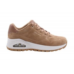 Buty damskie Skechers UNO brązowe (55135-CSNT) niskie