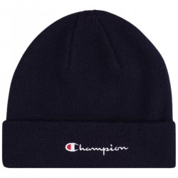 CZAPKA ZIMOWA unisex CHAMPION granatowa (806064-BS501) na zimę ciepła