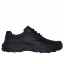 Buty męskie SKECHERS RELAXED FIT czarne (204920-BBK) skórzane