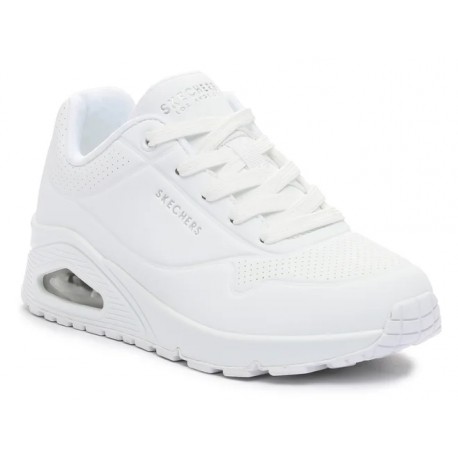 BUTY damskie SKECHERS UNO (73690-W) białe