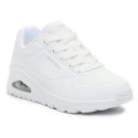 BUTY damskie SKECHERS UNO (73690-W) białe