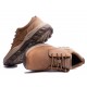 Buty męskie SKECHERS RELAXED FIT czarne (204920-DSRT) skórzane