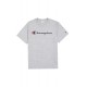KOSZULKA męska CHAMPION (220256-EM021) t-shirt bawełniany szara