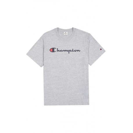 KOSZULKA męska CHAMPION (220256-EM021) t-shirt bawełniany szara