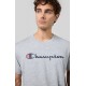KOSZULKA męska CHAMPION (220256-EM021) t-shirt bawełniany szara