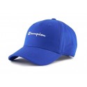 CZAPKA Z DASZKIEM (802410-BS008) bawełniana sportowa niebieska regulacja unisex