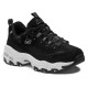 Buty damskie Skechers D'LITES-BIGGEST (11930-BLK) niskie