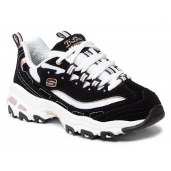 Buty damskie Skechers D'LITES (13087-WSL) niskie skóra