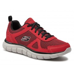 BUTY męskie SKECHERS TRACK (52630-RDBK) czerwone