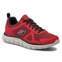 BUTY męskie SKECHERS TRACK (52630-RDBK) czerwone