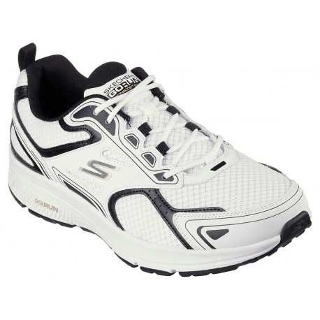 BUTY męskie SKECHERS GO RUN CONSISTENT (220034-WBK) białe