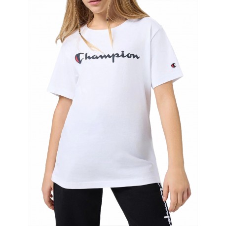 KOSZULKA dziecięca CHAMPION 306879-WW001 biała