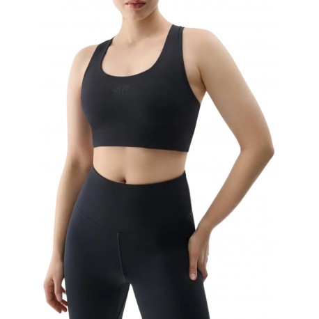 STANIK SPORTOWY 4F 4FRSS25USBAF152-20S treningowy czarny