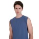 KOSZULKA męska tank top 4F męska (4FWMM00TSLEM125-32S) bawełna niebieska