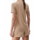 KOSZULKA 4F damska (4FWMM00TTSHF2356-83S) beżowe