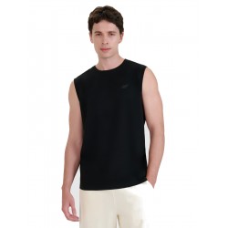 KOSZULKA męska tank top 4F męska (4FWMM00TSLEM125-20S) bawełna czarna