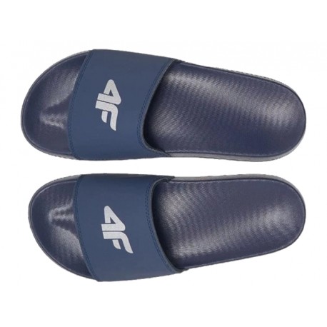 KLAPKI 4F męskie (4FRMM00FSLIM011-30S) sportowe granatowe na basen lato