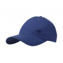 CZAPKA z daszkiem 4F granatowa (4FWSS25ACABU367-31S) bawełniana S/M