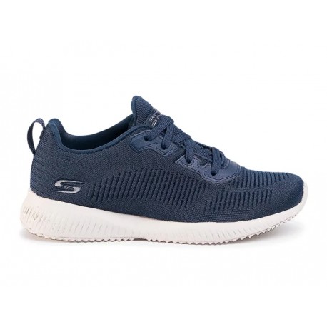 Buty damskie SKECHERS BOBS SQUAD granatowe (32504-NVY) lekkie