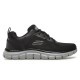 BUTY damskie SKECHERS TRACK BROADER (232698-BKCC) lekkie czarne