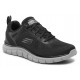 BUTY damskie SKECHERS TRACK BROADER (232698-BKCC) lekkie czarne