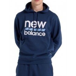 BLUZA męska NEW BALANCE MT51941NNY granatowa