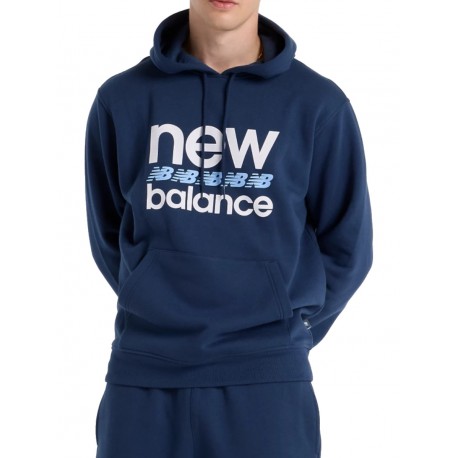 BLUZA męska NEW BALANCE MT51941NNY granatowa