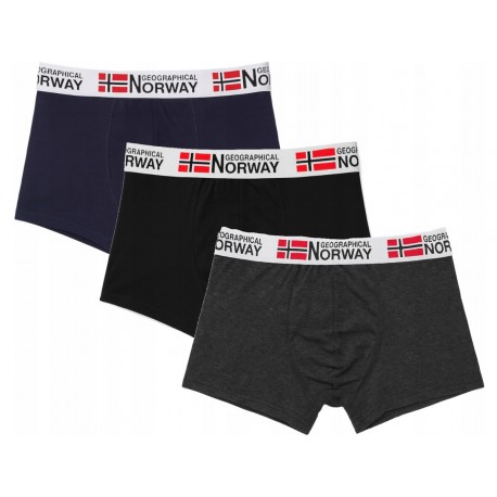 BOKSERKI męskie Geographical Norway GN-06 bawełna KOMPLET