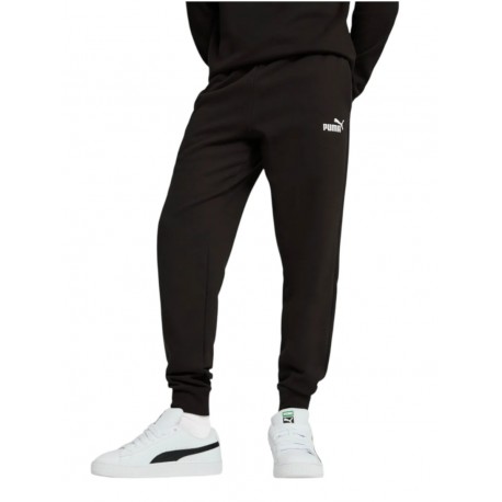 SPODNIE sportowe PUMA męskie (682606-01) dresowe czarne bawełniane