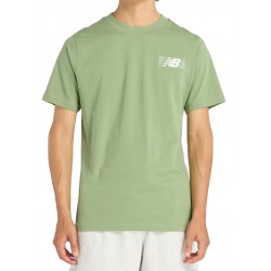 KOSZULKA męska NEW BALANCE (MT6179UMAAR) ZIELONA