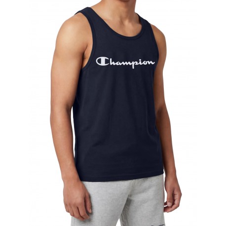 KOSZULKA CHAMPION bez rękawów (222282-BS501) granatowa