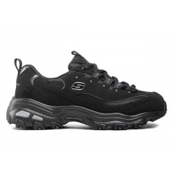Buty damskie Skechers D'LITES-BIGGEST (11930-BK) niskie